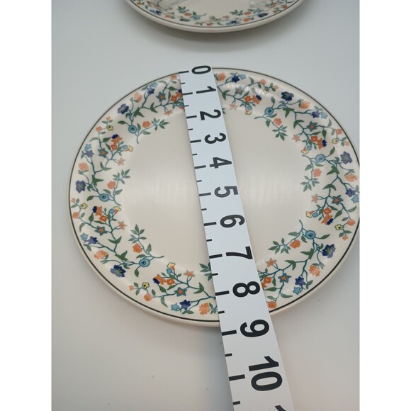 Homer Laughlin China Maytime Patter Lunch Plates Salad Set Of 2 USA - Picture 6 of 6